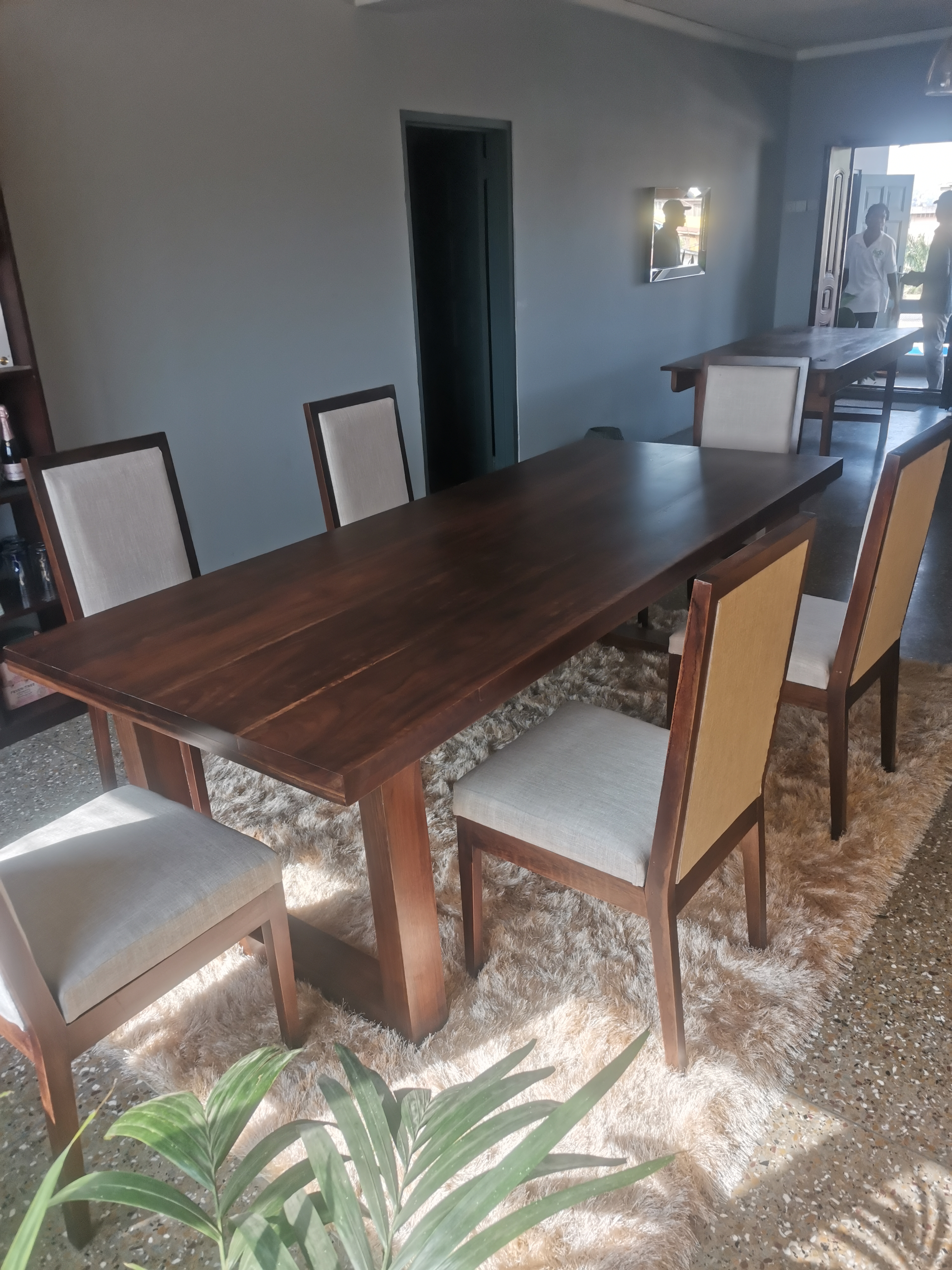 Hyedua dining set installed in the East Legon home