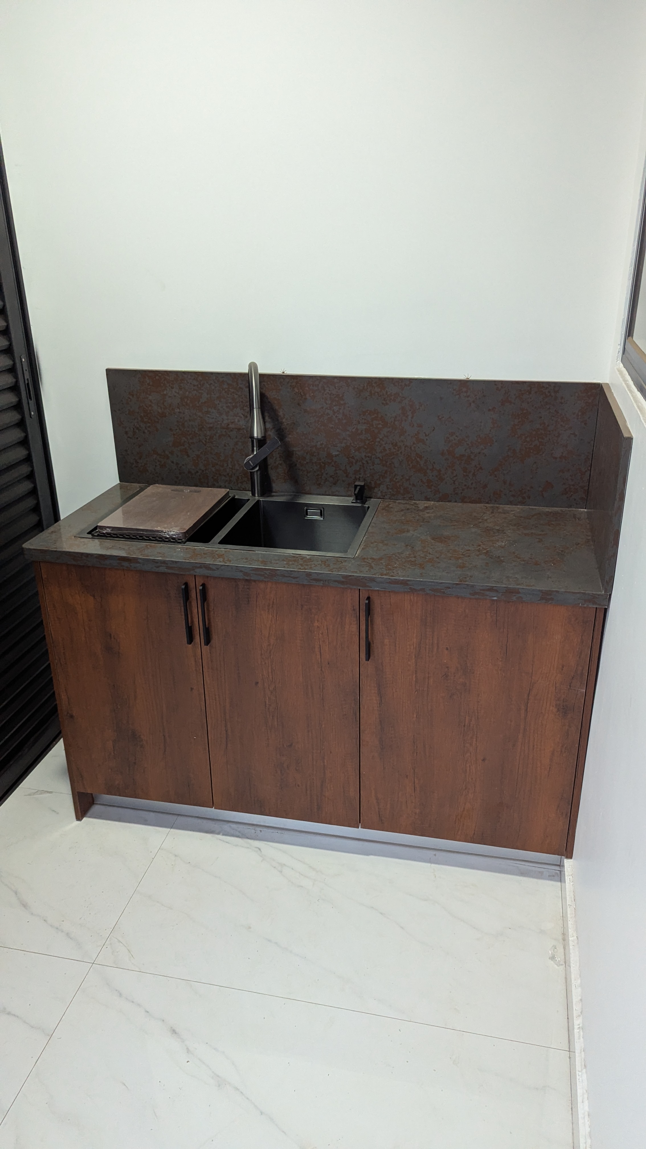 Kitchenette — sink and counter detail