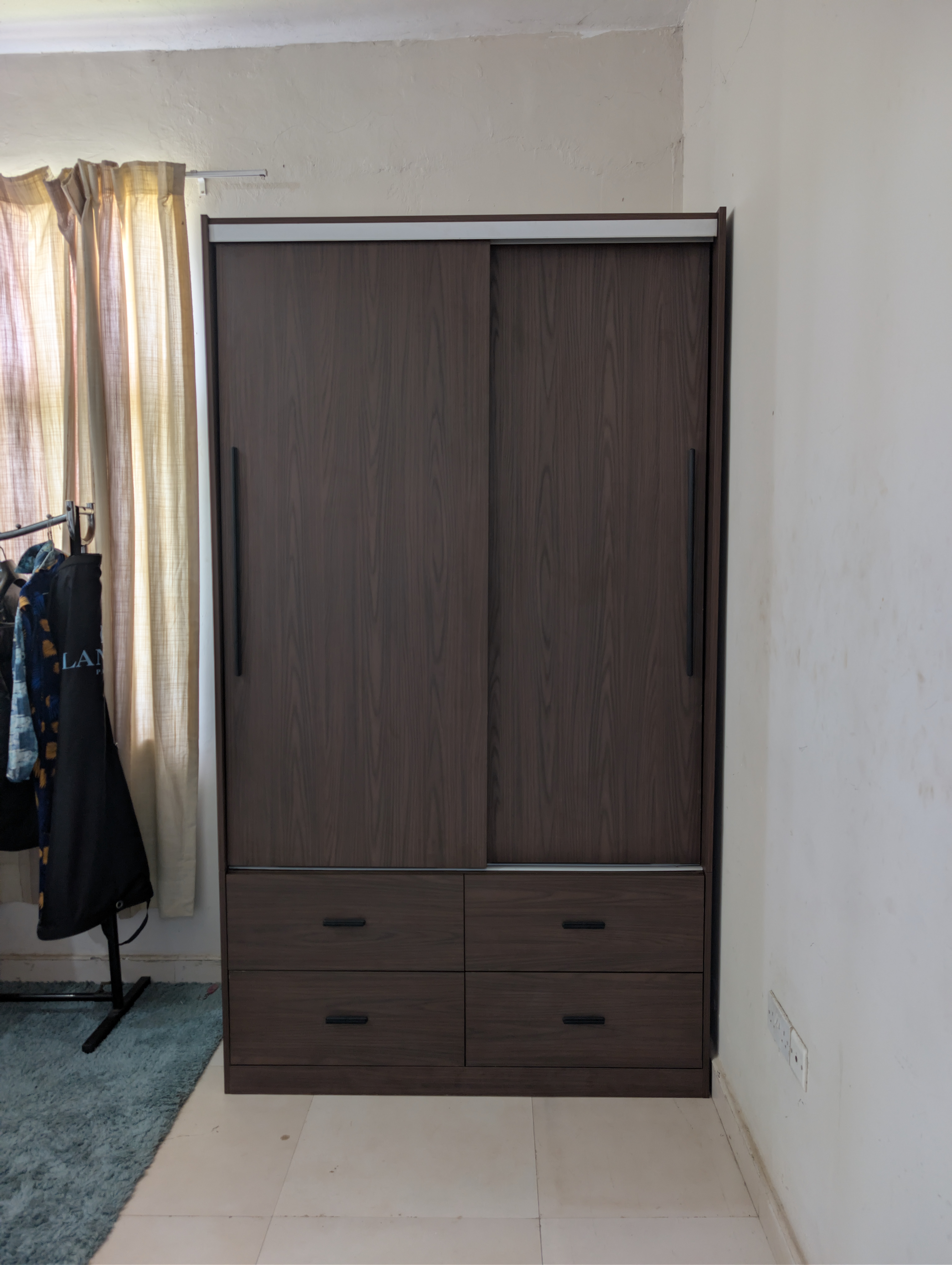 Sliding wardrobe with integrated drawer chest, Cantonments, Accra